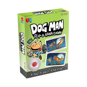 University Games UNG-07012-C Dog Man Flip-o-Rama Card Matching Game | 2-4 Players
