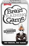 University Games UNG-09106-C Brain Training Game Tin, 100 IQ-Boosting Challenges