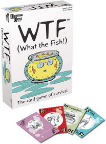 University Games UNG-1388-C WTF (What the Fish!) Card Game For 2-4 Players