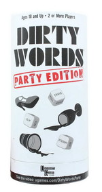 University Games UNG-1408-C Dirty Words Adult Dice Word Game, Party Edition