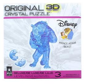 University Games UNG-31038-C Disney The Beast 49 Piece 3D Crystal Jigsaw Puzzle