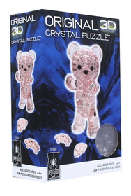 University Games UNG-31088-C Teddy Bear 48 Piece 3D Crystal Jigsaw Puzzle