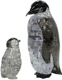 University Games UNG-31089-C Penguin And Baby 43 Piece 3D Crystal Jigsaw Puzzle
