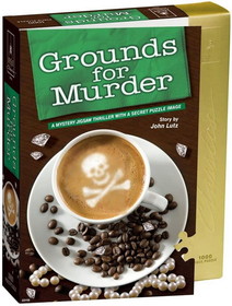 Grounds for Murder 1000 Piece Classic Mystery Jigsaw Puzzle