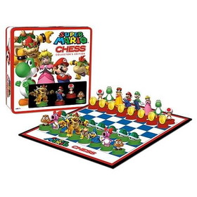 USAopoly USO-201002_5552-C Super Mario Brothers Chess Set
