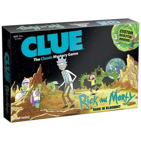 USAopoly USO-CL085-434-C Rick and Morty Clue Board Game