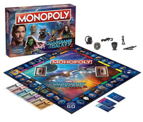 USAopoly USO-MN011-466-C Guardians of the Galaxy Vol. 2 Monopoly Board Game