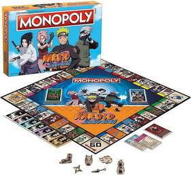 USAopoly USO-MN086-711-C Naruto Monopoly Boardgame