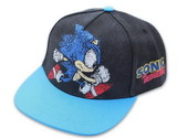 USPA Accessories USP-74328-C Sonic The Hedgehog Adjustable Distressed Baseball Hat, One Size