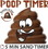 UT Brands UTB-ALT-3-GI-0026-C Poop Emoji 5 Minute Sand Timer | Hilarious Gag Gift
