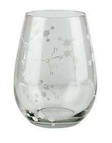 Chemistry Themed 21oz Stemless Wine Glass