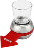 UT Brands UTB-UTU-3-BR-0179-C Spin the Shot | Adult Party Drinking Game | Includes 2oz Shot Glass
