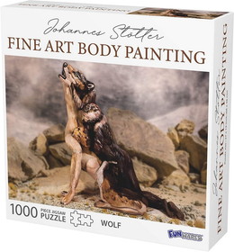 UT Brands UTB-UTU-3-GI-0261-C Johannes Stotter Wolf Body Art 1000 Piece Jigsaw Puzzle
