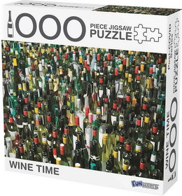 UT Brands UTB-UTU-3GI-0255-C Wine Time Puzzle 1000 Piece Jigsaw Puzzle