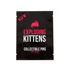 Imaginary People WLF-AEXK055MPN1-C Exploding Kittens Series 2 NSFW Edition Blind Bag Enamel Collector Pin, One Random
