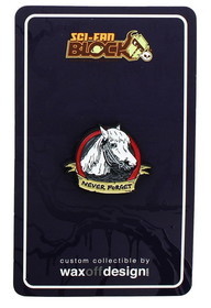 WaxOffDesigns WOD-2303-C The Never Ending Story Artax Horse "Never Forget" Enamel Collector Pin