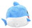 Wowwee Pinkfong Shark Family 3 Inch Sound Cube Plush - Daddy Shark Blue