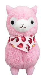 Yes Anime Inc. Llama Bandana Alpaca 12" Pink Plush