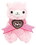 Yes Anime Inc. Llama Sweet Heart Alpaca 4.5" Plush Key Chain Pink