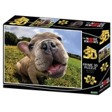 Zoofy International ZFY-10401-C Cute Puppy The Nose Knows Prime 3D Jigsaw Puzzle, 500 Pieces
