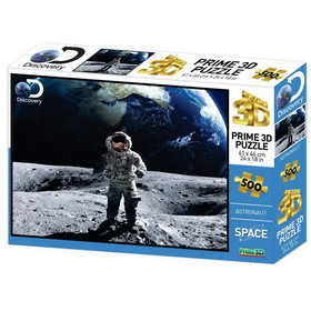 Zoofy International ZFY-10414-C Space Astronaut Prime 3D Jigsaw Puzzle For Kids And Adults, 500 Pieces