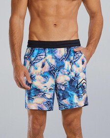 TYR Hydrosphere - Men's Unbroken Shorts - Unlined 7&Quot - Voltage Pazzo