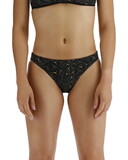 TYR BNOBS7A Durafast Elite Women's Mini Bikini Bottom Swimsuit - Obsidian