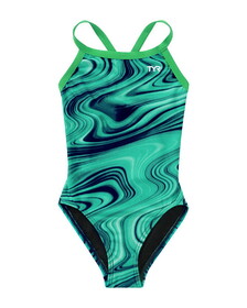 TYR Durafast Elite Girls' Diamondfit Swimsuit - Vitality