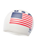 Custom TYR LCPU2 USA Latex Swim Cap