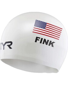 TYR Lcsfin Fink Silicone Swim Cap
