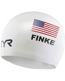 TYR Lcsfke Finke Silicone Swim Cap