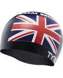 Custom TYR LCSGB Great Britain Silicone Adult Swim Cap
