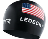 TYR LCSLED Katie Ledecky Silicone Adult Swim Cap