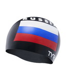 Custom TYR LCSRUS Russia Silicone Adult Swim Cap