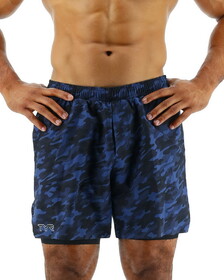 TYR Hydrosphere Men's Lined 6" Momentum Shorts - Midnight Camo