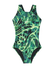 TYR Durafast Lite Girls Maxfit Swimsuit - Electro