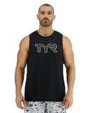 TYR Climadry Men's Big Logo Tech Tank - Solid / Heather