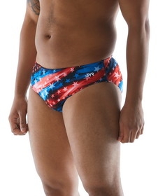 TYR RFFG7A Men's Freedom Flag Racer Swimsuit