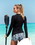Custom TYR SWFNL7A Women's Belize Long Sleeve Rashguard - Solid