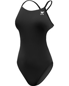 TYR TFDUS7Y Girls' Solid Cutoutfit Swimsuit