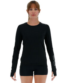 TYR Sundefense Women's Vented Long Sleeve Crew Shirt - Solid