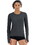 TYR Sundefense Women's Vented Long Sleeve Crew Shirt - Solid