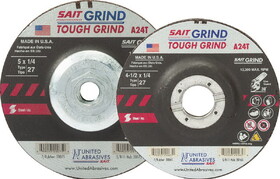 SAIT 20165 A24T, 1/4" Grinding Wheels, 1/4" Grinding Wheels-Type 27, A24T