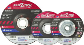 SAIT 20943 Z-Tech, .090" Cutting & Notching Wheels and .095" Ultimate Combo Wheels, .090" Cutting & Notching Type 27/Type 42, Z-Tech