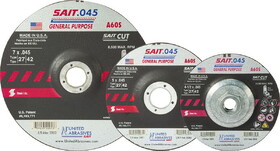 SAIT 22011 A60S, .045" Cutting Wheels, .045" Cutting Wheels Type 27/Type 42, A60S