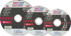SAIT 23099 A60S, .045" Cutting Wheels, .045" Cutting Wheels Type 1/Type 41, A60S