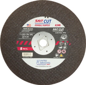 SAIT 23100 A24R, Miscellaneous Cutting Wheels, Small Diameter Portable Saw Cutting Wheels, A24R