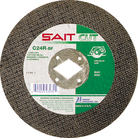 SAIT 23223 Cutting Concrete, tm 6-1/2 x 3/32 x dia c24r
