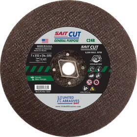 SAIT 23235 C24R, Miscellaneous Cutting Wheels, Small Diameter Portable Saw Cutting Wheels, C24R