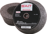 SAIT 26063 Type 11 - Cup Stones Grinding Metal, cw 6 x 2 x 5/8-11 zirc m-b